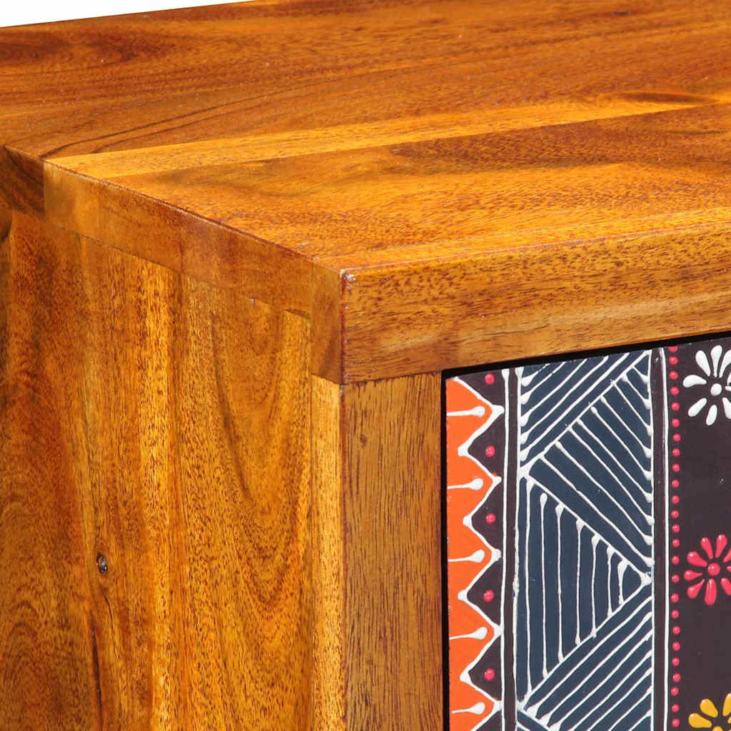 Sideboard Mehrfarbig 40 x 35 x 45 cm Akazie Massivholz