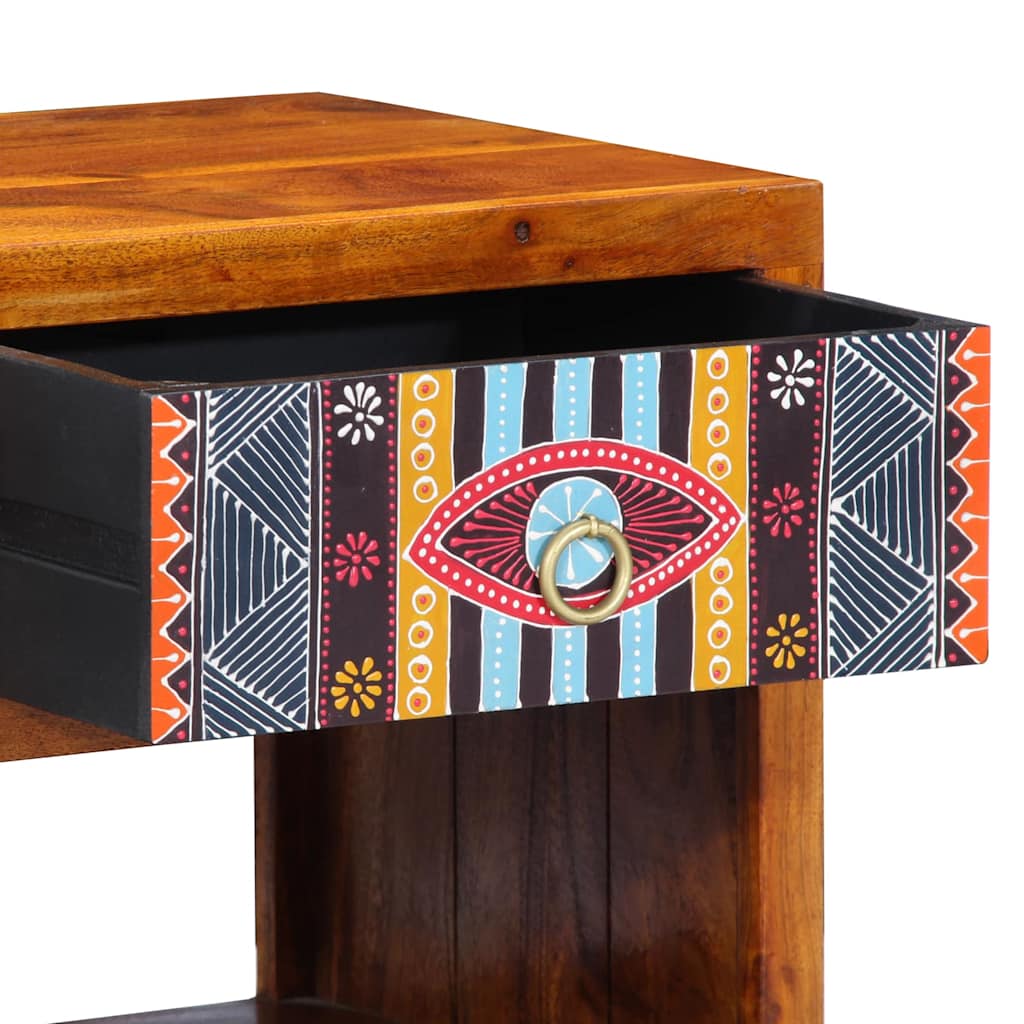 Sideboard Mehrfarbig 40 x 35 x 45 cm Akazie Massivholz