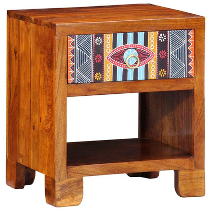 Sideboard Mehrfarbig 40 x 35 x 45 cm Akazie Massivholz