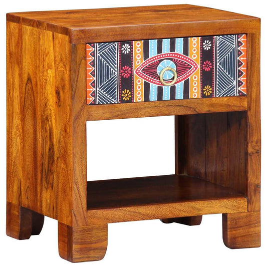 Sideboard Mehrfarbig 40 x 35 x 45 cm Akazie Massivholz