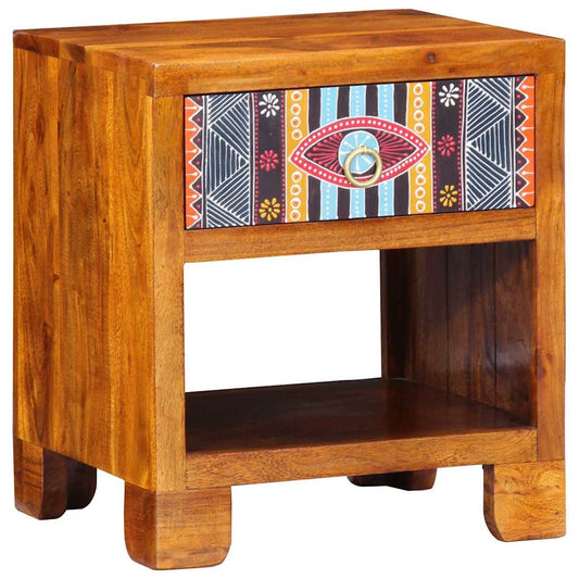 Sideboard Mehrfarbig 40 x 35 x 45 cm Akazie Massivholz