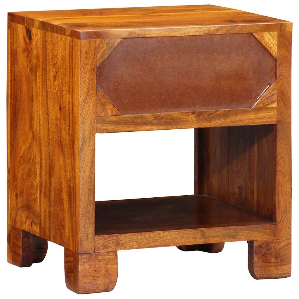 Sideboard Mehrfarbig 40 x 35 x 45 cm Akazie Massivholz
