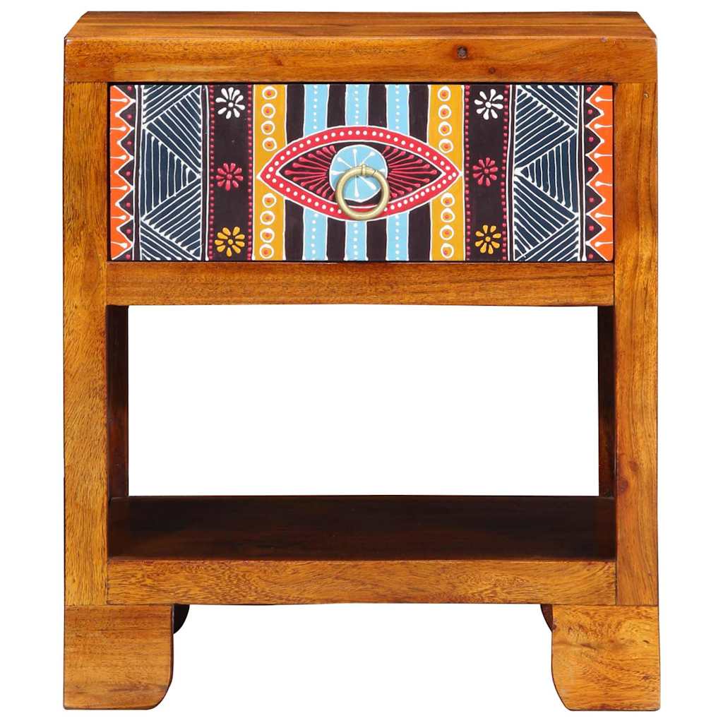 Sideboard Mehrfarbig 40 x 35 x 45 cm Akazie Massivholz