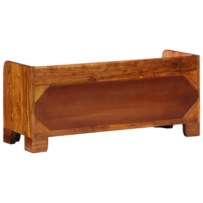 Schuhschrank Mehrfarbig 90 x 35 x 40 cm Massivholz Akazie