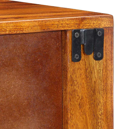 Nachttisch 2 pcs Braun 40 x 35 x 35 cm Akazie Massivholz