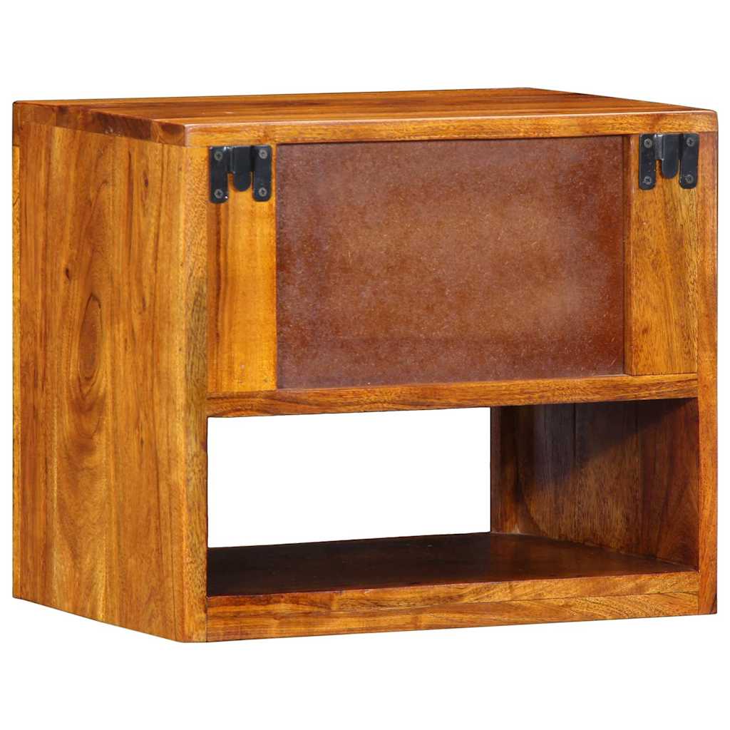 Nachttisch 2 pcs Braun 40 x 35 x 35 cm Akazie Massivholz