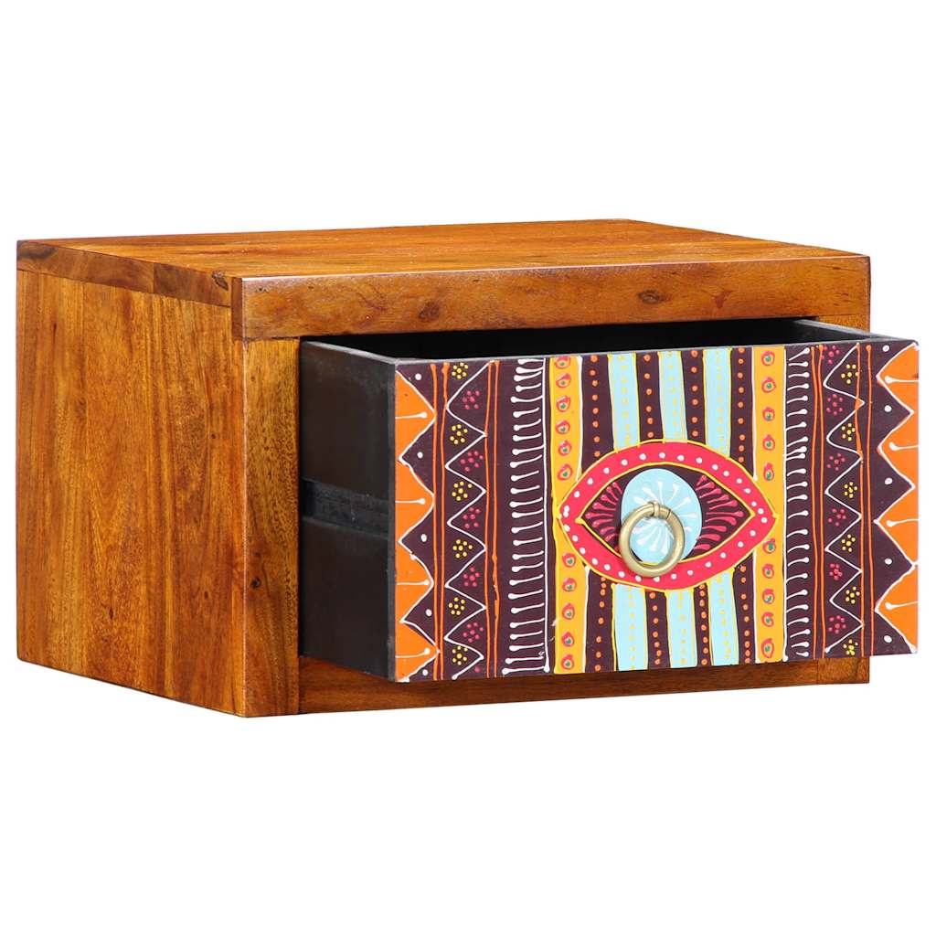 Nachttisch 2 pcs Braun 35 x 30 x 22 cm Akazie Massivholz