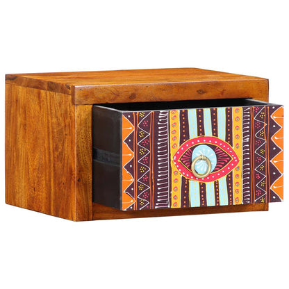 Nachttisch 2 pcs Braun 35 x 30 x 22 cm Akazie Massivholz