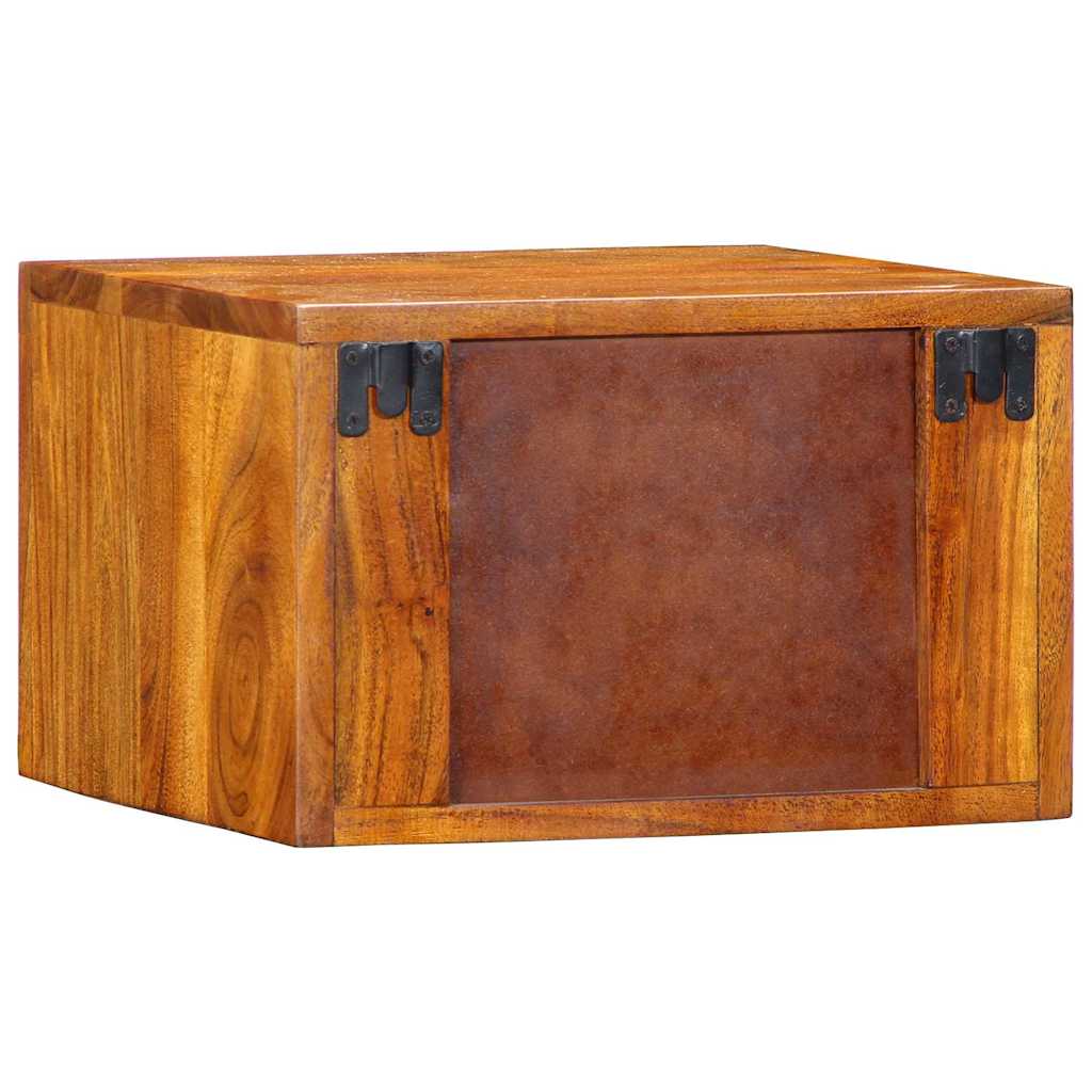Nachttisch 2 pcs Braun 35 x 30 x 22 cm Akazie Massivholz