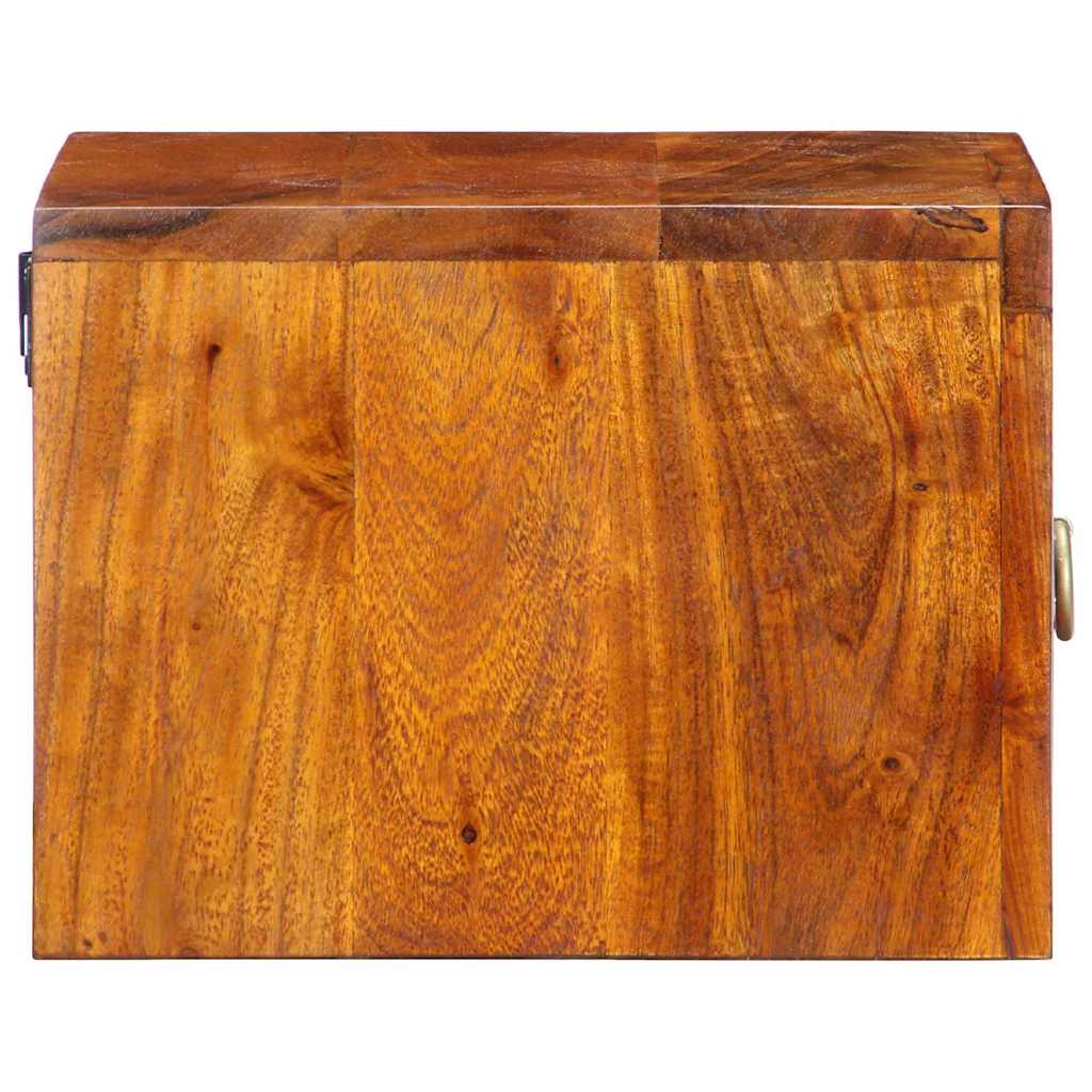 Nachttisch 2 pcs Braun 35 x 30 x 22 cm Akazie Massivholz