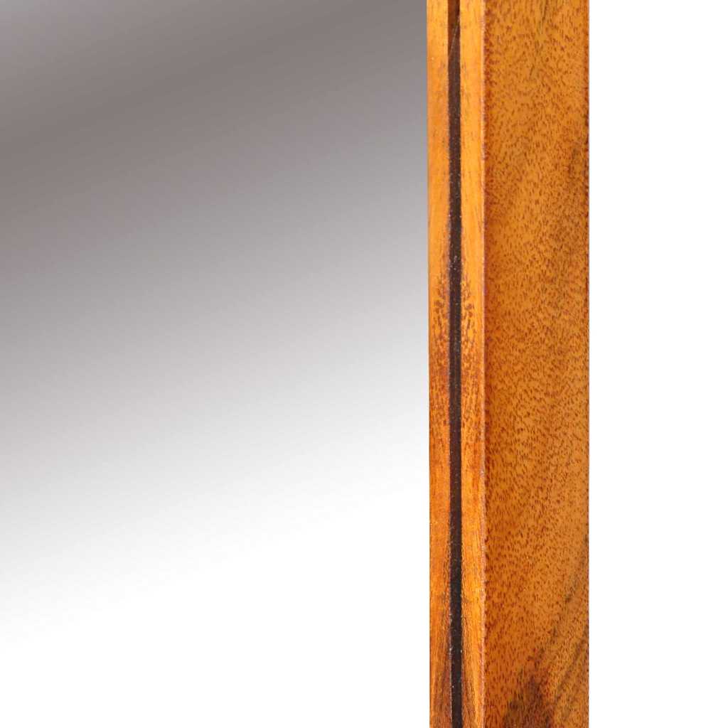Schminktisch Braun 90 x 45 x 75 cm Massivholz Akazie