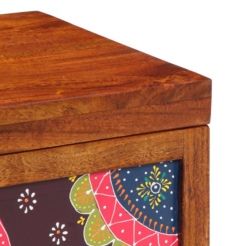 Aufbewahrungsbox Mehrfarbig 50 x 30 x 40 cm Akazie Massivholz