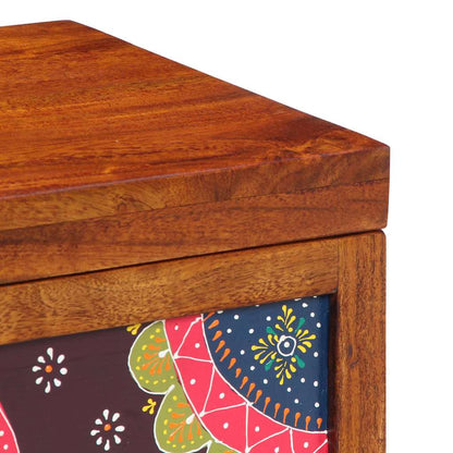 Aufbewahrungsbox Mehrfarbig 50 x 30 x 40 cm Akazie Massivholz