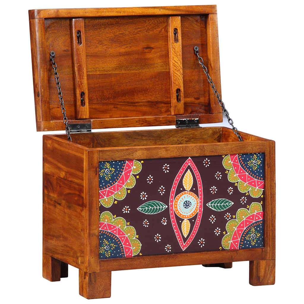 Aufbewahrungsbox Mehrfarbig 50 x 30 x 40 cm Akazie Massivholz