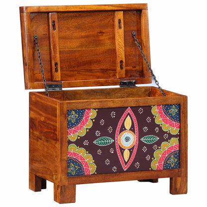 Aufbewahrungsbox Mehrfarbig 50 x 30 x 40 cm Akazie Massivholz