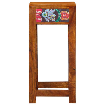 Telefontisch Braun 35 x 35 x 75 cm Massivholz Akazie
