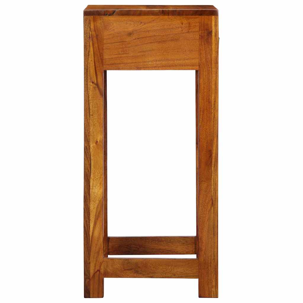 Telefontisch Braun 35 x 35 x 75 cm Massivholz Akazie