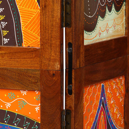 Raumteiler Braun 105 x 160 cm Akazie Massivholz