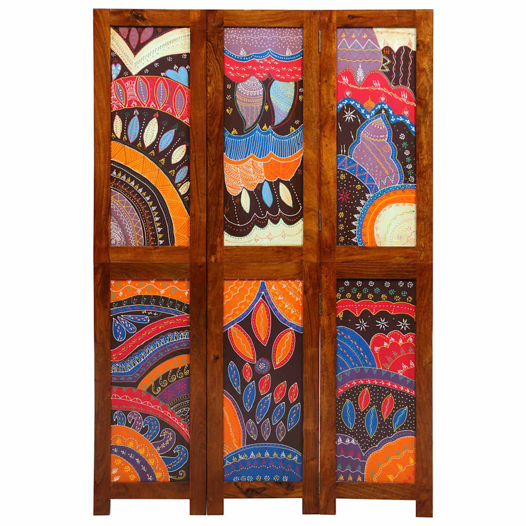 Raumteiler Braun 105 x 160 cm Akazie Massivholz