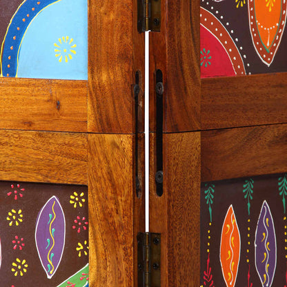 Raumteiler Braun 105 x 180 cm Akazie Massivholz