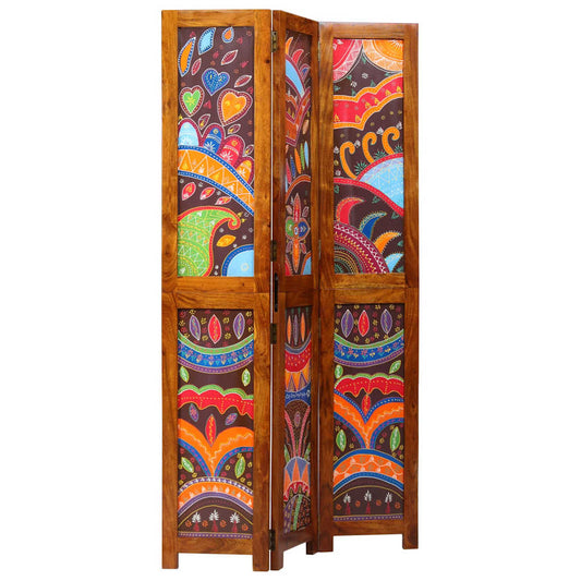 Raumteiler Braun 105 x 180 cm Akazie Massivholz