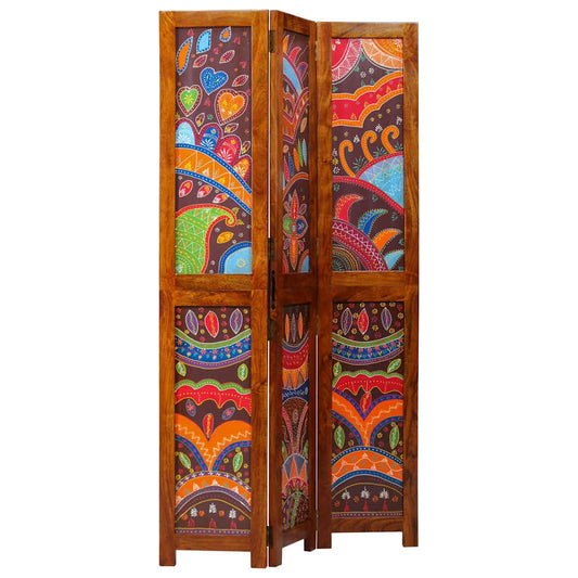 Raumteiler Braun 105 x 180 cm Akazie Massivholz