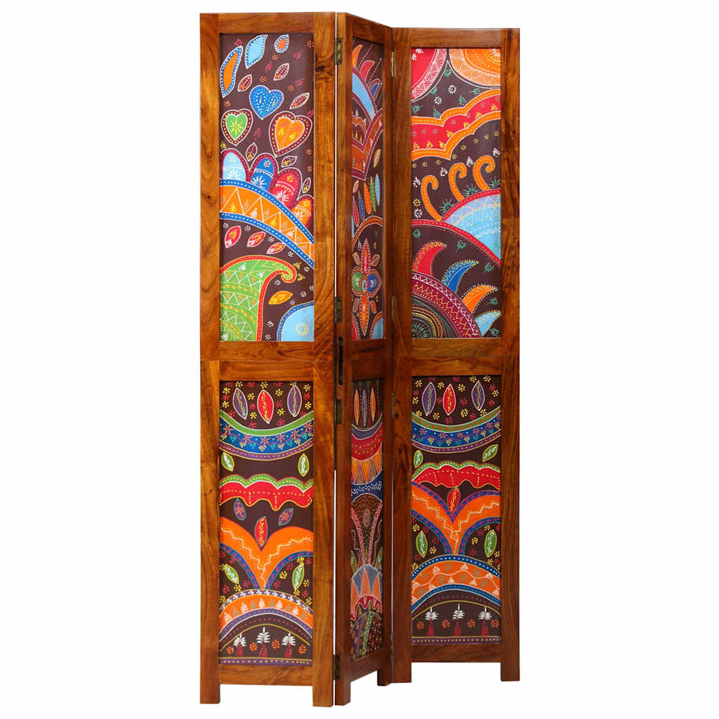 Raumteiler Braun 105 x 180 cm Akazie Massivholz