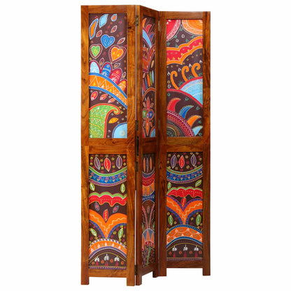 Raumteiler Braun 105 x 180 cm Akazie Massivholz