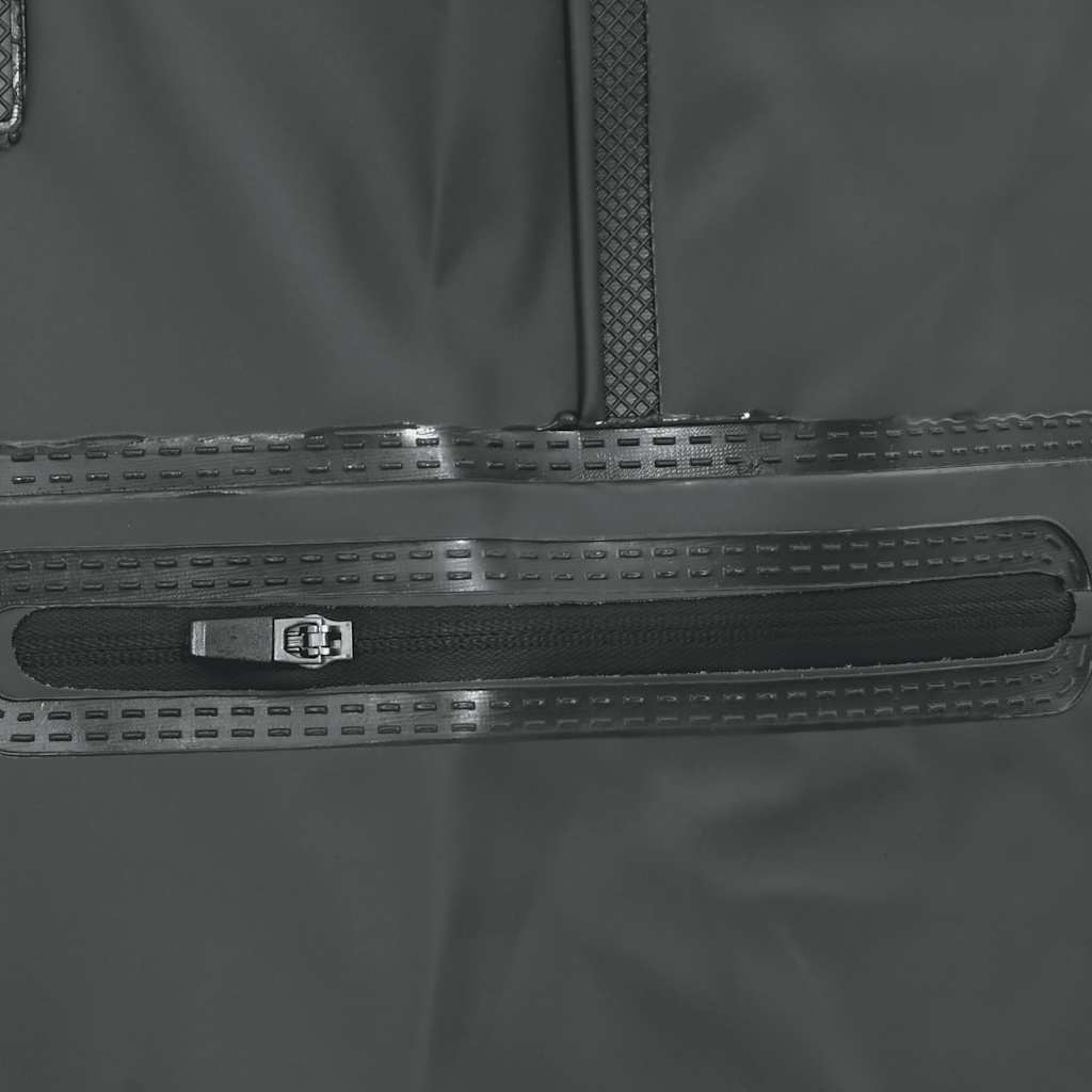 Wathose mit Stiefeln und Gürtel Dunkelgrün Größe 41