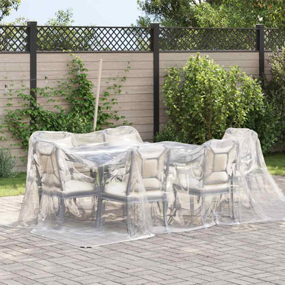 Transparente Plane mit Ösen 3x3 m Polyethylen