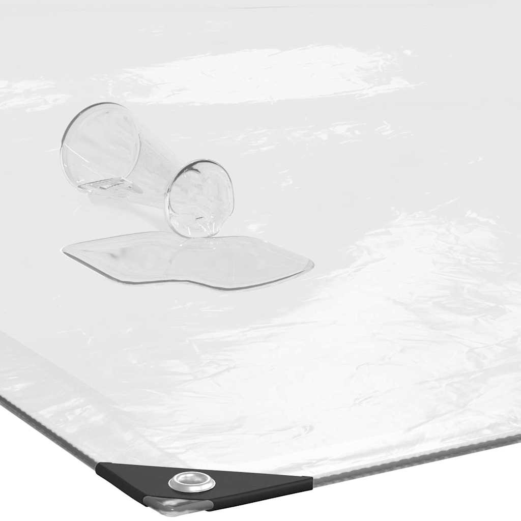 Transparente Plane mit Ösen 3x10 m Polyethylen