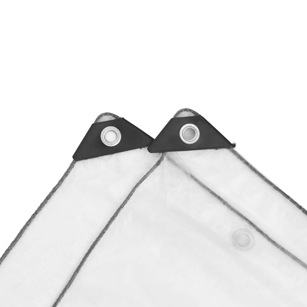 Transparente Plane mit Ösen 12x12 m Polyethylen