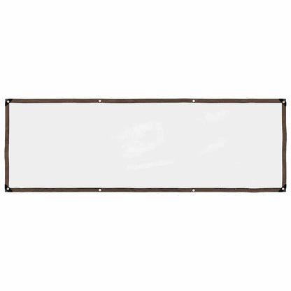 Transparente Plane mit Ösen 1x3 m Polyethylen