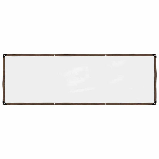 Transparente Plane mit Ösen 1x3 m Polyethylen