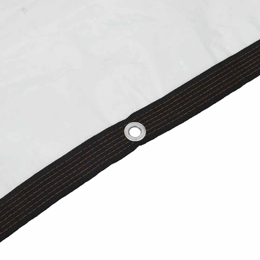 Transparente Plane mit Ösen 1x8 m Polyethylen