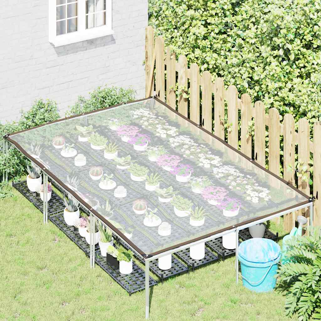 Transparente Plane mit Ösen 2x3 m Polyethylen