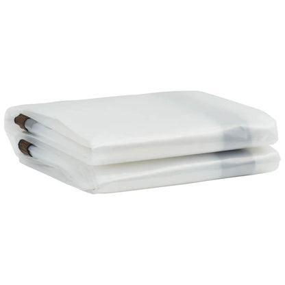 Transparente Plane mit Ösen 2x8 m Polyethylen