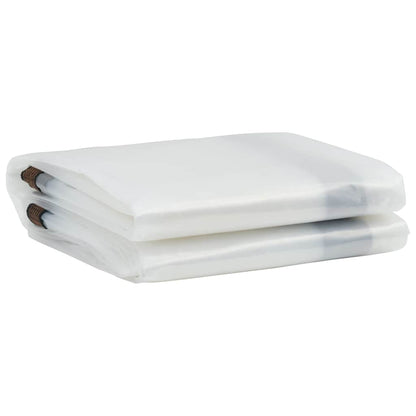 Transparente Plane mit Ösen 2x10 m Polyethylen