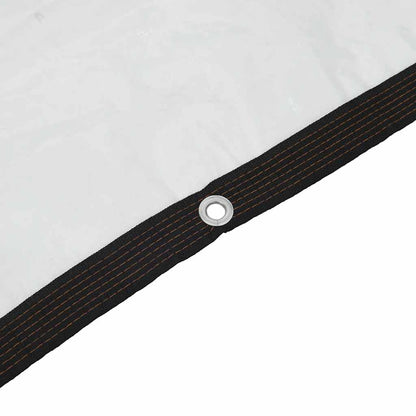 Transparente Plane mit Ösen 4x4 m Polyethylen