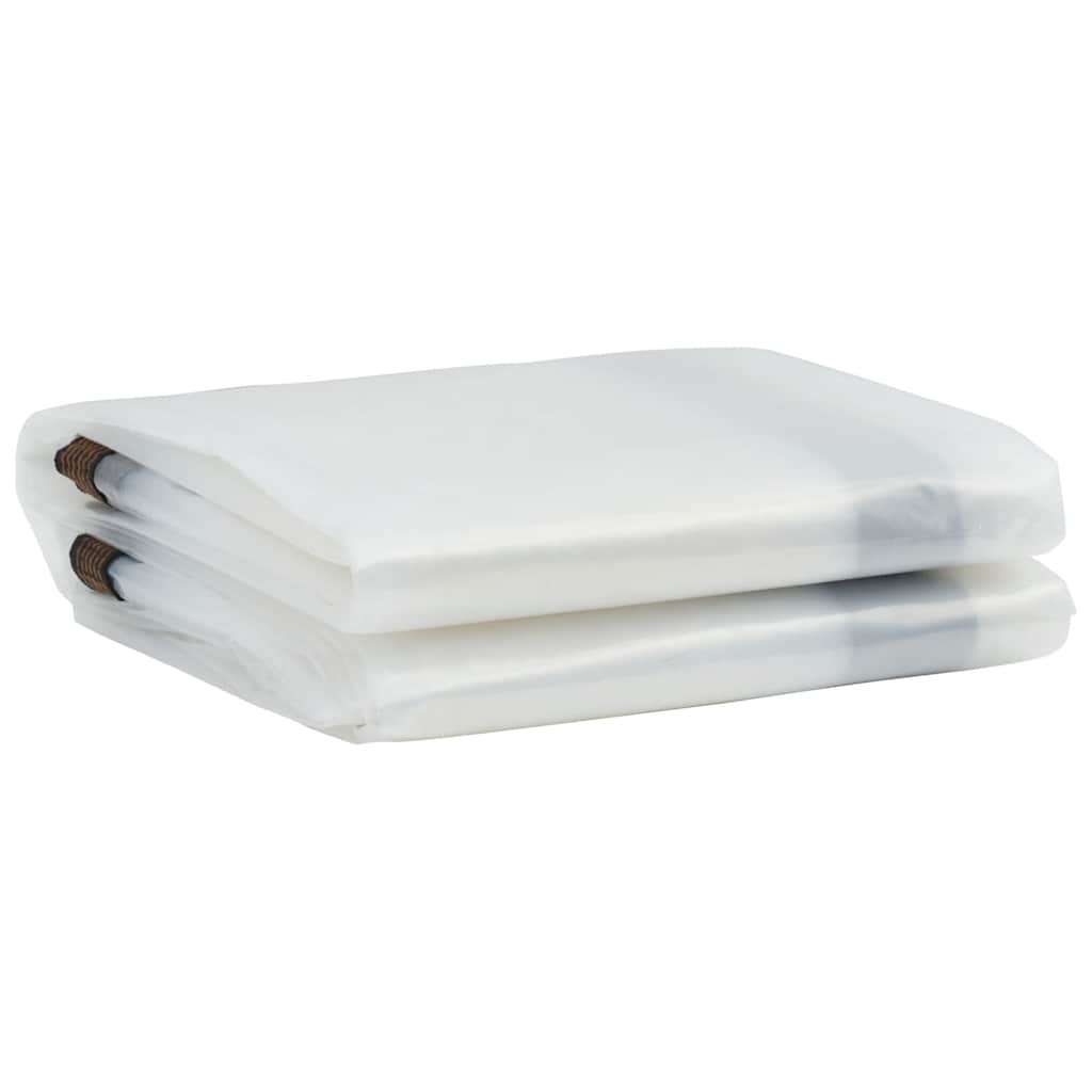 Transparente Plane mit Ösen 4x12 m Polyethylen
