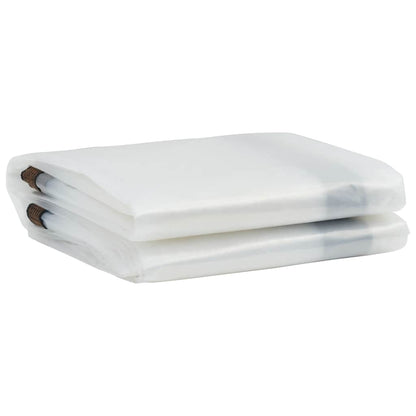Transparente Plane mit Ösen 4x12 m Polyethylen