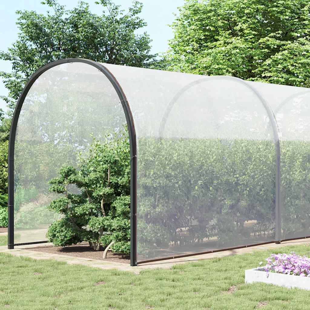 Transparente Plane mit Ösen 12x12 m Polyethylen