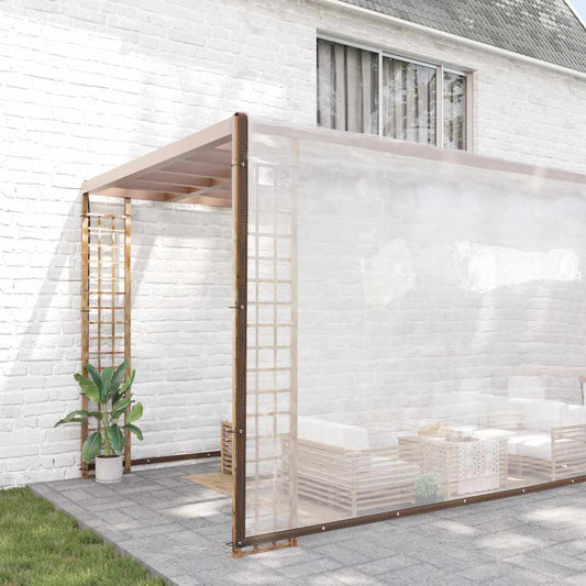 Transparente Plane mit Ösen 12x12 m Polyethylen