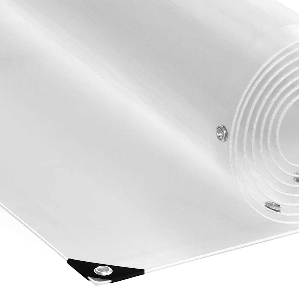 Transparente Plane mit Ösen 1x2 m PVC