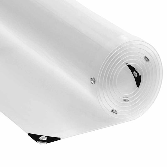 Transparente Plane mit Ösen 1x6 m PVC