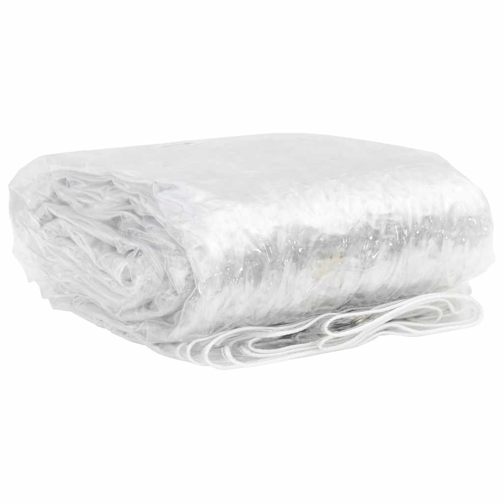 Transparente Plane mit Ösen 1x6 m PVC