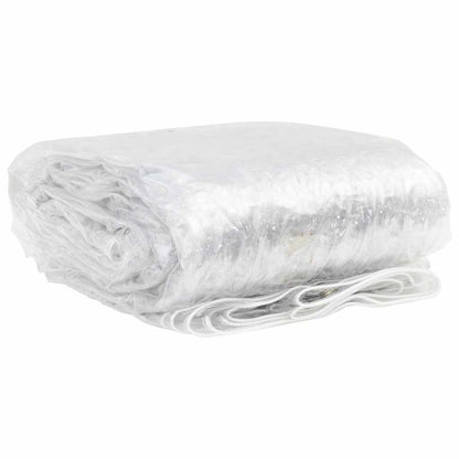 Transparente Plane mit Ösen 1x8 m PVC