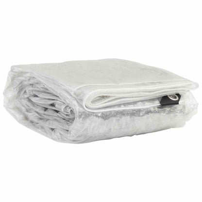 Transparente Plane mit Ösen 3x10 m PVC