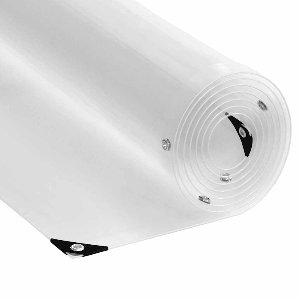 Transparente Plane mit Ösen 6x10 m PVC