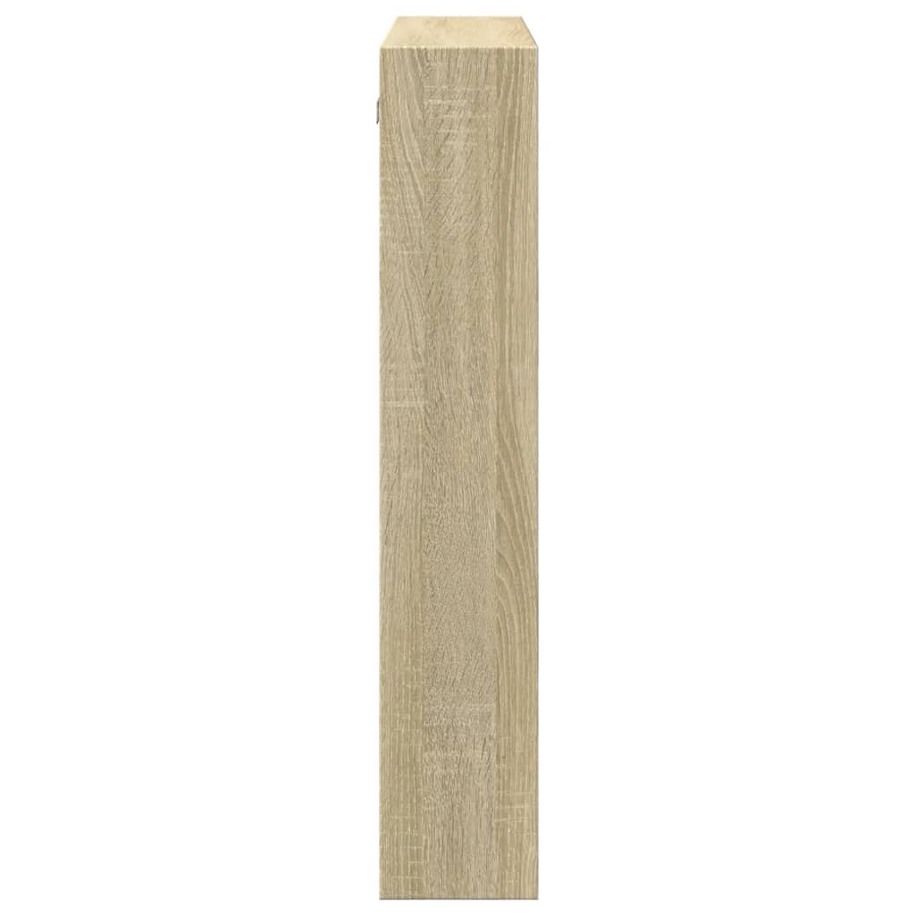 Wandschrank Sonoma-Eiche 80x15x80 cm Holzwerkstoff
